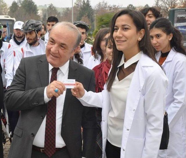 Üniversite Öğrencileri Organ Bağışı İçin 100 Kilometre Pedal Çevirdi 2