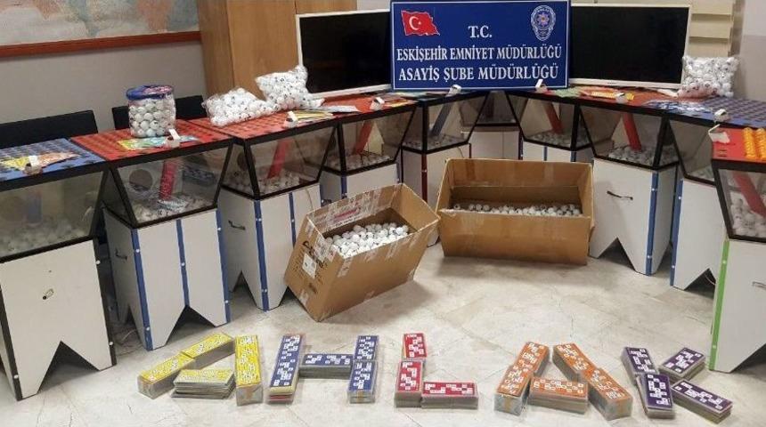 Eskişehir&rsquo;de Kumar Operasyonu; 64 G&ouml;zaltı