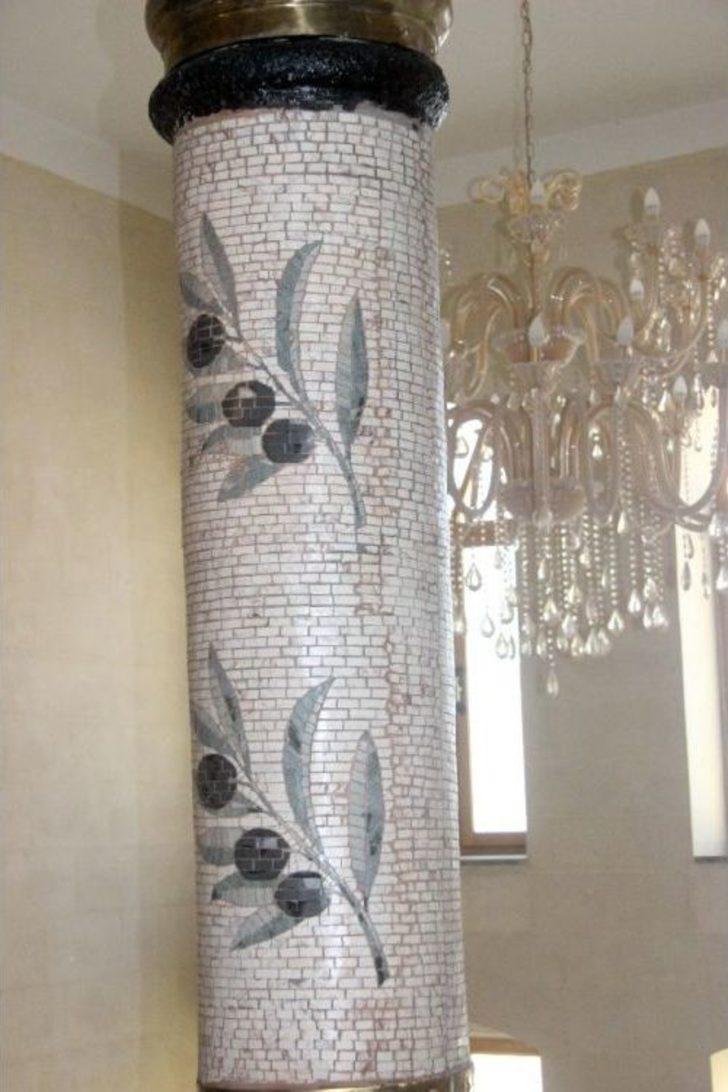 Kilis Valiliğinin Tarihi Sütunları Zeytin Dalı Motifleriyle Süslendi G5