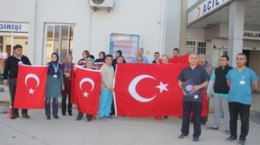 Bask’tan Türk Bayraklarıyla Zeytin Dalı Harekatı’na Destek