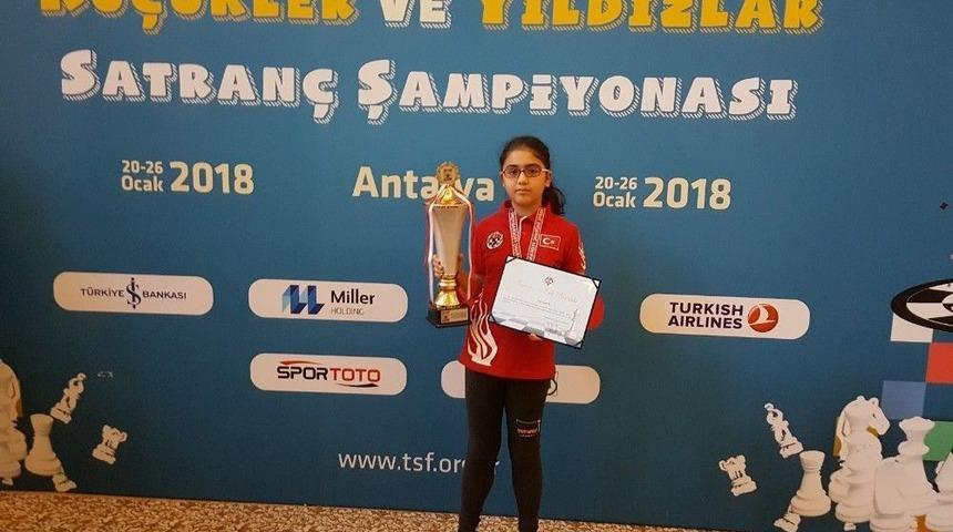 Milli Satran&ccedil; Sporcusu T&uuml;rkiye Şampiyonu Oldu