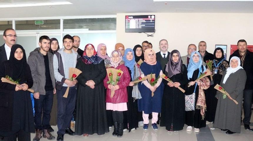 Dereceye Giren &Ouml;ğrenciler Umreden D&ouml;nd&uuml;