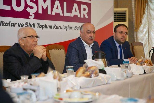 Başkan Karaman, Sivil Toplum Kuruluşları Temsilcileri İle Kahvaltıda Buluştu