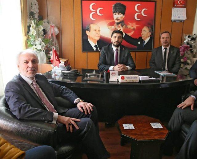 Başkan Saraçoğlu, Mhp’yi Ziyaret Etti