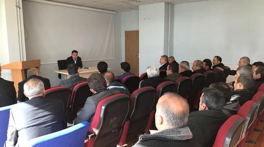 Kaymakam &Ouml;zcan, Kurum Amirleriyle Bir Araya Geldi