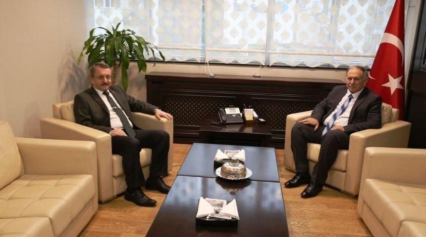 &Ccedil;aykur Genel M&uuml;d&uuml;r&uuml; S&uuml;tl&uuml;oğlu&rsquo;ndan Vali Doğanay&rsquo;a Ziyaret