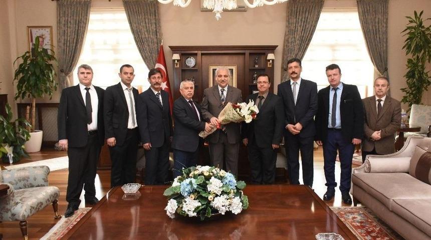 Vali G&uuml;ven&ccedil;er, Ayakkabıcılar Odasını Ağırladı