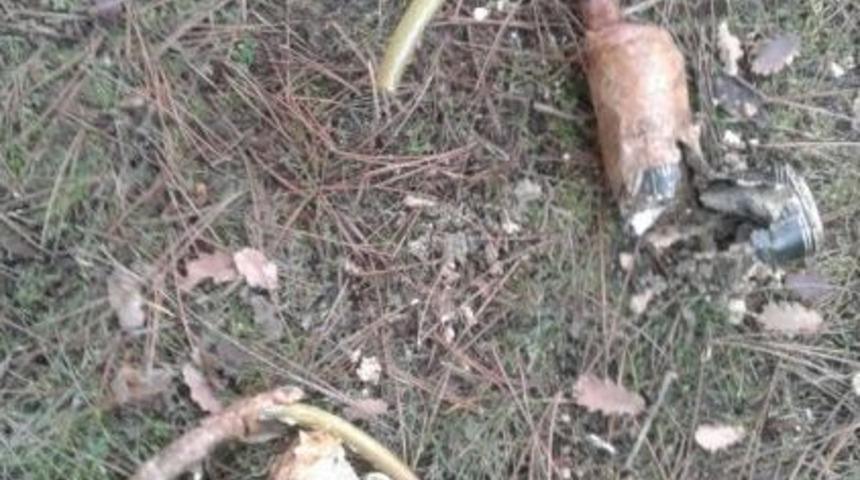 K&uuml;tahya&rsquo;da Toprağa G&ouml;m&uuml;l&uuml; El Yapımı Patlayıcılar Bulundu