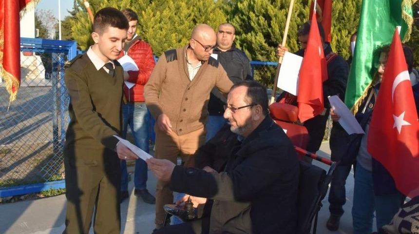 Zeytin Dalı Operasyonuna Engellilerden Destek