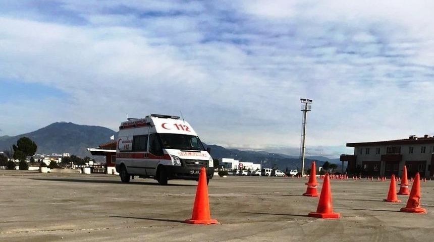 Aydın&rsquo;da Ambulans S&uuml;r&uuml;ş Teknikleri Eğitimi Ger&ccedil;ekleştirildi