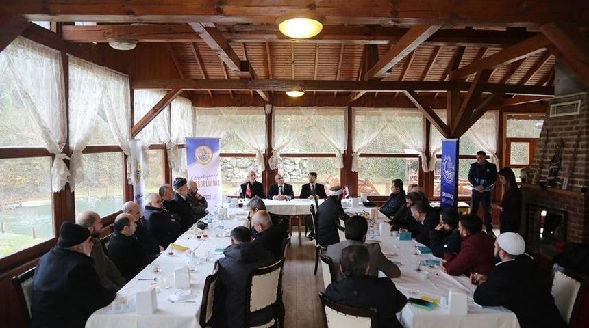 Başkan Yılmazer, Din G&ouml;revlilerini Ağırladı