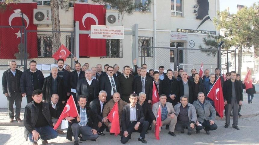 Muhtarlardan ’zeytindalı Harekatı’na Destek