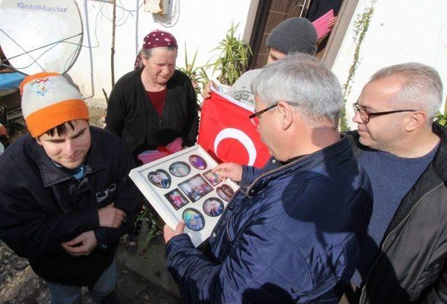 Afrin’den Gönderilen Selamı Başkan Yaralı Ulaştırdı