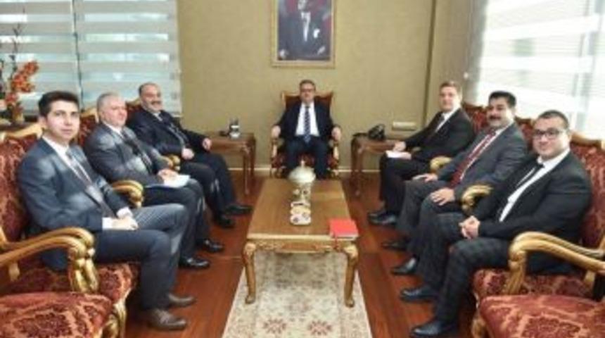 İşkur Genel M&uuml;d&uuml;r Vekili Uzunkaya Vali Su&rsquo;yu Ziyaret Etti