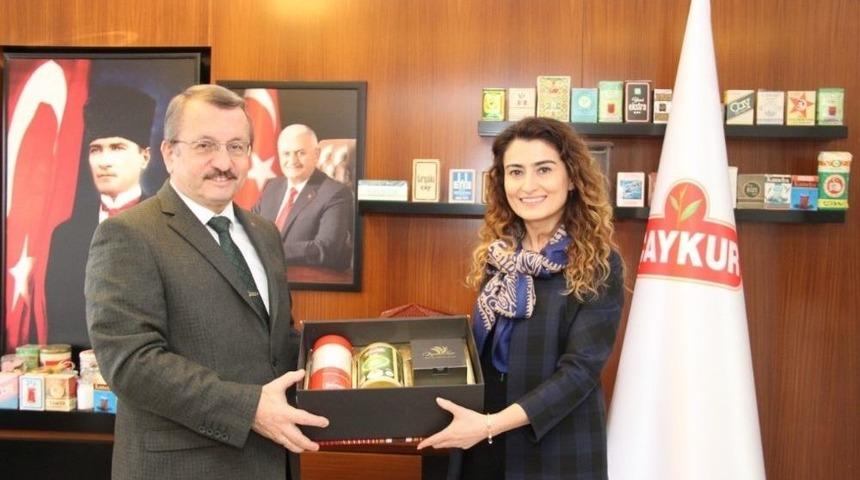 Batum Başkonsolosu&rsquo;ndan &Ccedil;aykur &rsquo;a Ziyaret