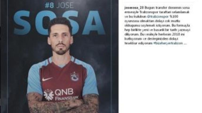 Sosa: "trabzonspor&rsquo;da Olmaktan Dolayı Mutluyum"