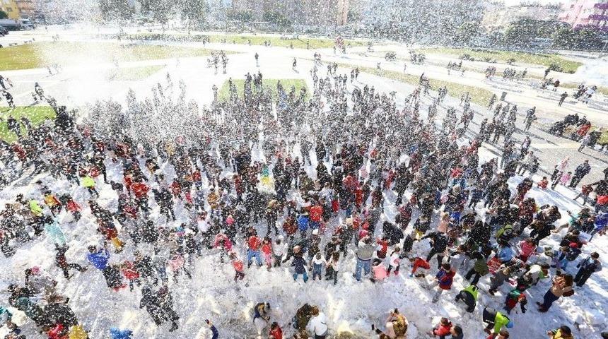 Manavgat&rsquo;ta Kar Şenliği