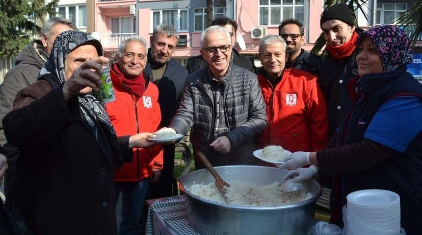Taraftarlardan Afrin’deki Mehmetçik İçin Pilav Hayrı