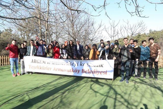 Arnavutköy Belediyesi, Argem Mezunu Üniversiteli Gençleri Ağırladı