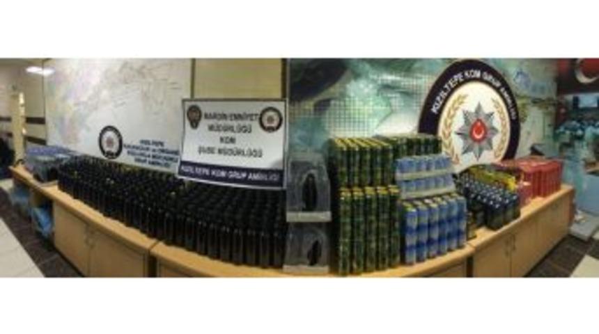 Mardin&rsquo;de Bin 24 Şişe Ka&ccedil;ak İ&ccedil;ki Yakalandı