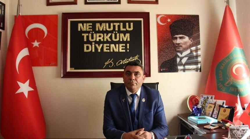 Gaziler, Şehit, Dul Ve Yetimler Derneği&rsquo;nden Zeytin Dalı Harekatı&rsquo;na Destek