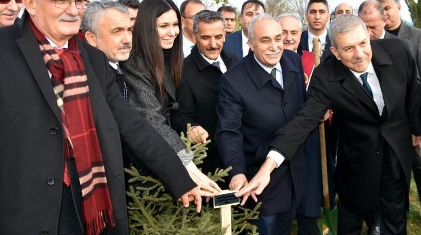 Om&uuml;&rsquo;de Plaketler Fidana D&ouml;n&uuml;şt&uuml;, 454 Fidan Toprakla Buluştu