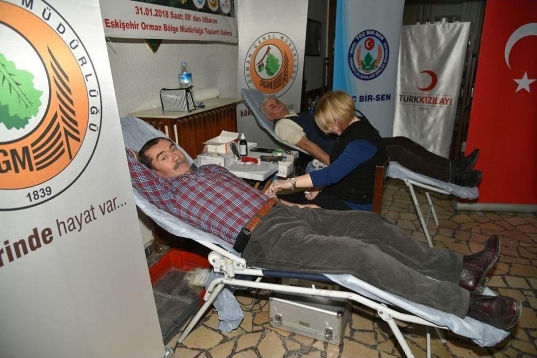 Ormancılar Kan Bağışladı