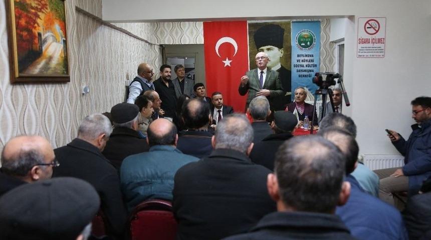 Başkan Kazım Kurt, Bey-der&rsquo;de Vatandaşlarla Buluştu