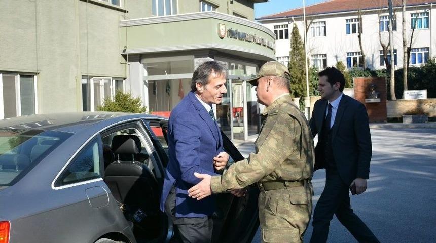 Başkan Alemdar&rsquo;dan Garnizon Komutanına Ziyaret