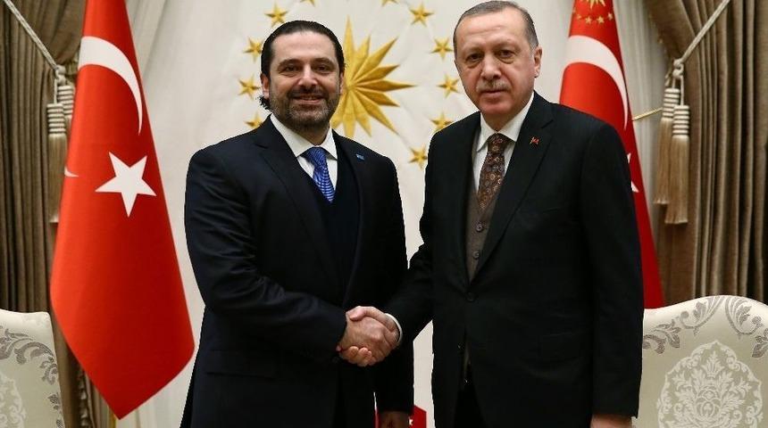 Cumhurbaşkanı Erdoğan, L&uuml;bnan Başbakanı Hariri&rsquo;yi Kabul Etti