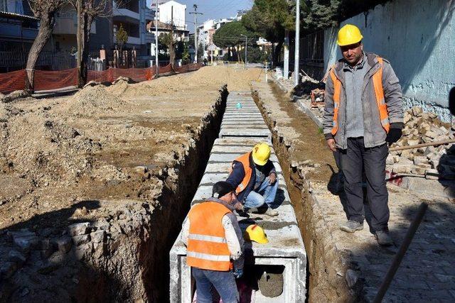 Yağmur Suyu Hattının 13 Kilometresi Tamamlandı