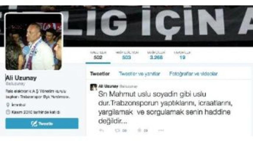 Trabzonspor Başkan Yardımcısı: Mahmut Uslu, Uslu Dur