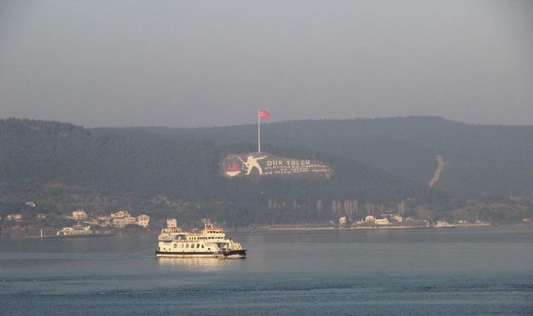 &Ccedil;anakkale Boğazı Sis Sebebiyle Kapatıldı