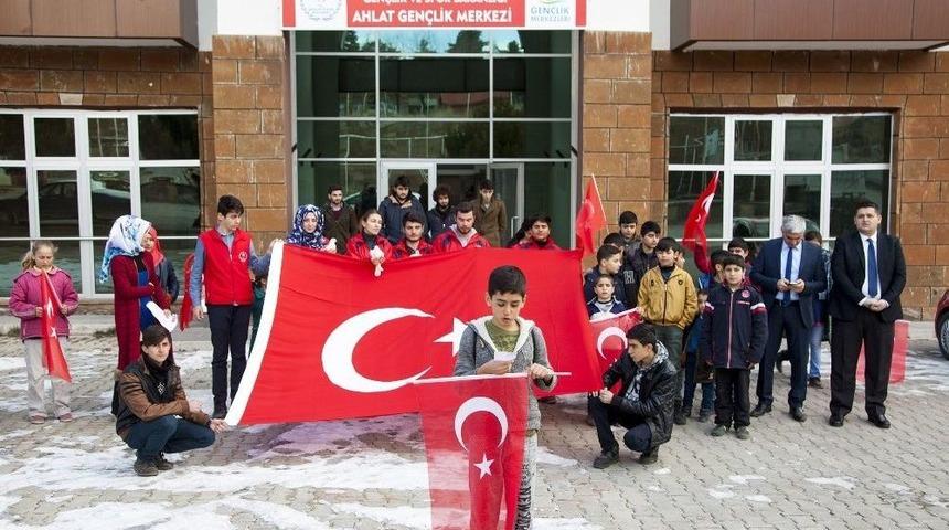 Ahlatlı Gen&ccedil;lerden Mehmet&ccedil;iklere G&uuml;vercinle Mektup