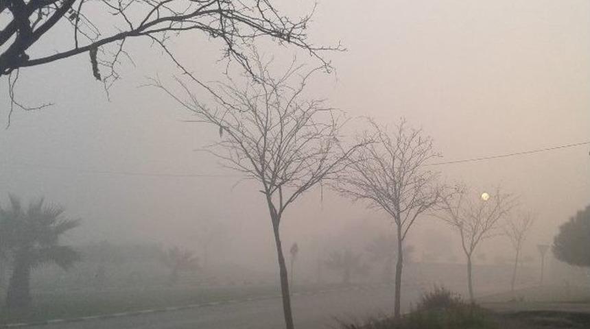 Manisa&rsquo;da Yoğun Sis Etkili Oldu