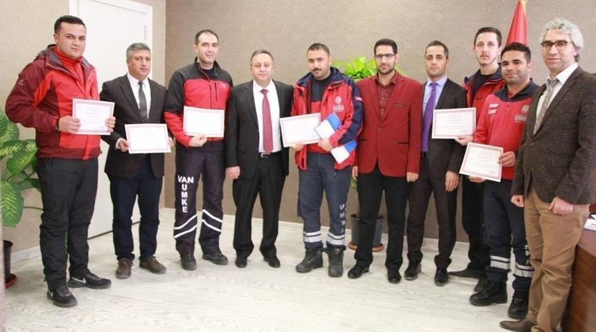 Sağlık Müdürü Akdoğan’dan Umke’ye Teşekkür Belgesi