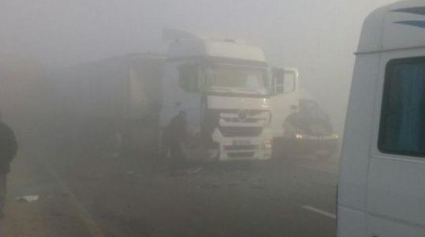 Tavşanlı&rsquo;da Zincirleme Trafik Kazası