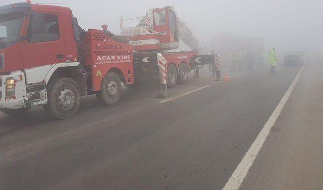 Tavşanlı’da Zincirleme Trafik Kazası