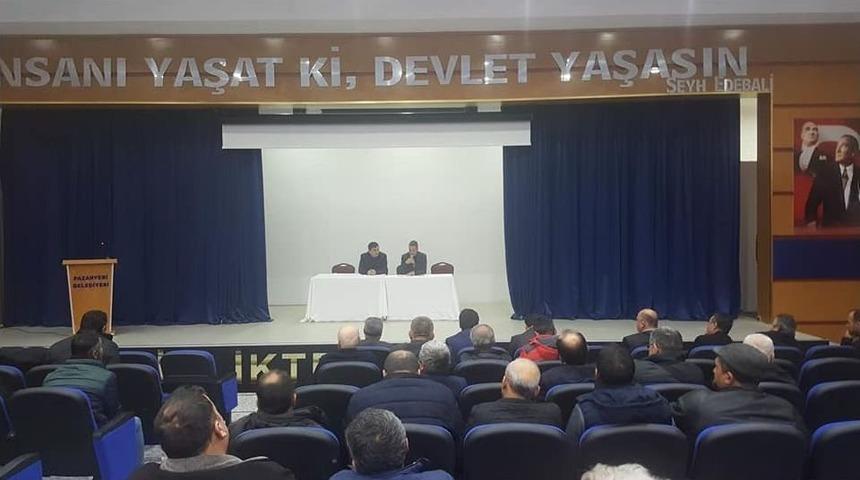 Pazaryeri&rsquo;nde Halk Meclisi Toplantısı Yapıldı