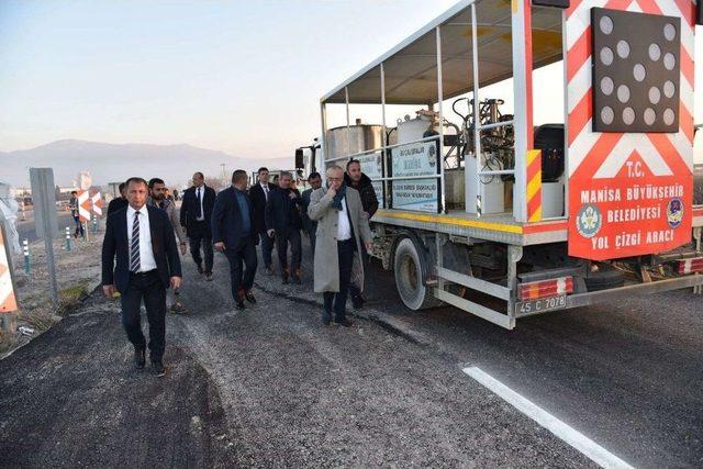 Başkan Ergün Üniversite Yolundaki Çalışmaları İnceledi