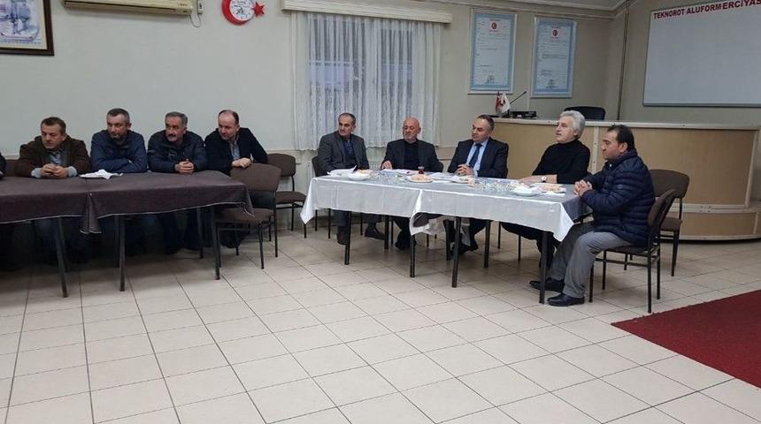 Başkan’dan Taşıyıcı Esnafına Ziyaret