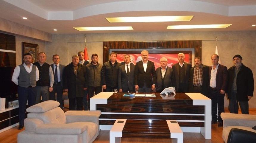 Başkan Sungur K&ouml;y Derneği Y&ouml;neticileriyle Buluştu