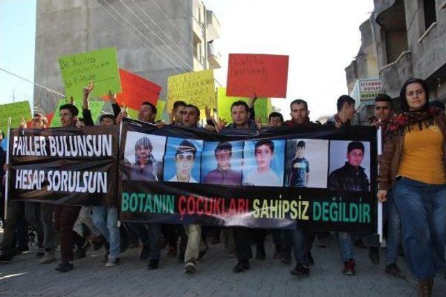 Cizre Olayları Silopi de Y&uuml;r&uuml;y&uuml;şle Protesto Edildi 2