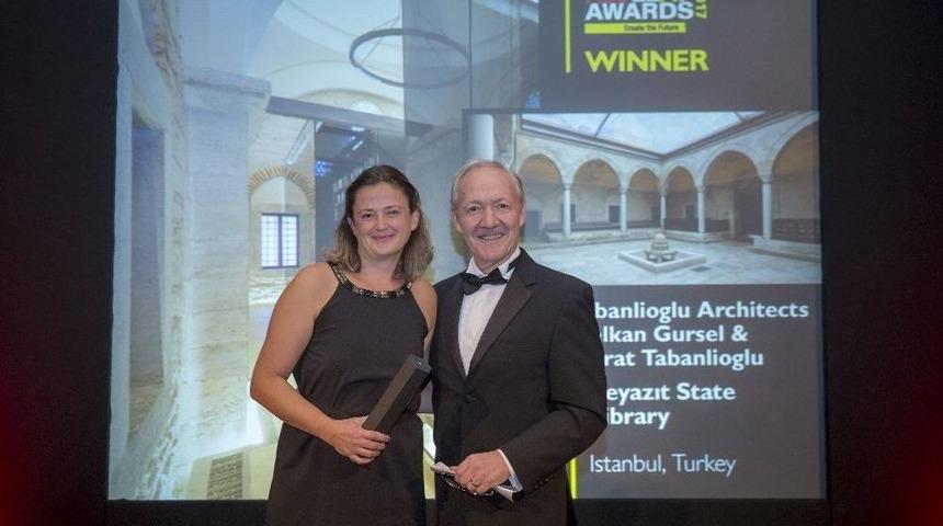 Beyazıt Devlet K&uuml;t&uuml;phanesi Renevasyonu Leaf Awards 2017&rsquo;de De B&uuml;y&uuml;k &Ouml;d&uuml;le Layık G&ouml;r&uuml;ld&uuml;