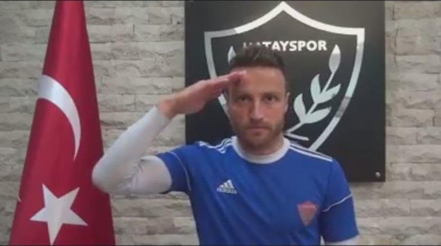 Hataysporlu Futbolculardan Mehmet&ccedil;iğe Destek