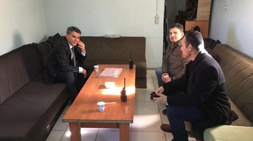 Kaymakam &Ouml;zkan&rsquo;dan G&uuml;venlik Noktasına Ziyaret