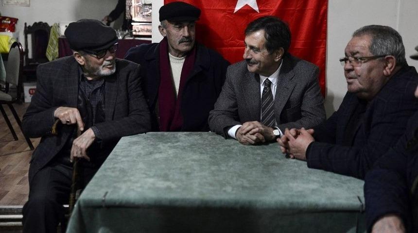 Başkan Ata&ccedil;ın Kırsal Mahalle Ziyaretleri S&uuml;r&uuml;yor