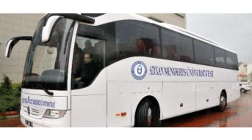 Ad&uuml; Rekt&ouml;r&uuml; Bircan, Yeni Otob&uuml;s&uuml; Test Etti