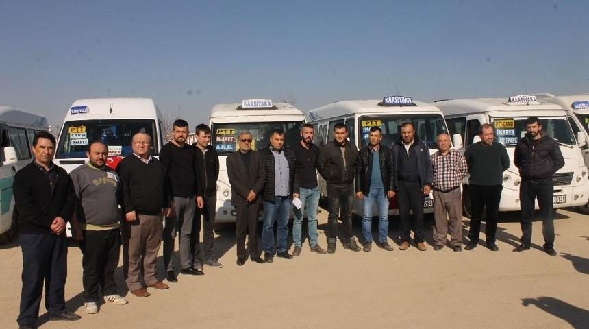 Minib&uuml;s&ccedil;&uuml; Esnafı Bir G&uuml;nl&uuml;k Kazan&ccedil;larını Mehmet&ccedil;iğe Bağışladı