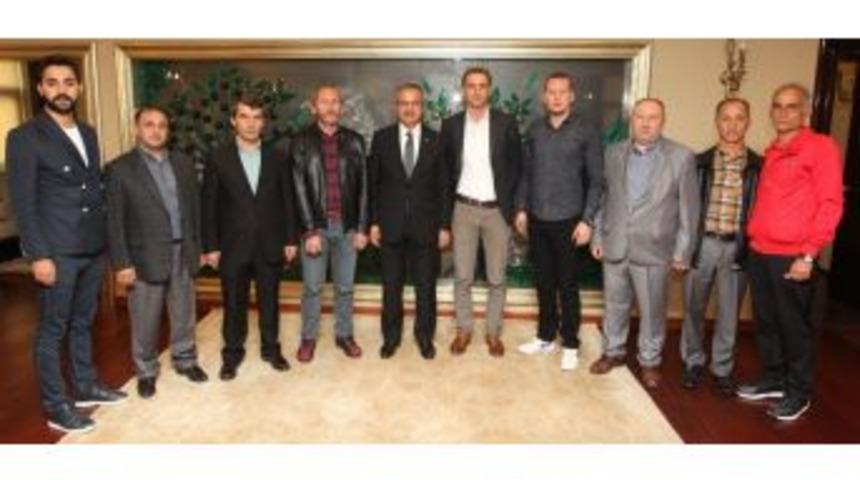 Beylikbağıspor&rsquo;un Yeni Başkanı Yarsız&rsquo;dan Başkan K&ouml;şker&rsquo;e Ziyaret